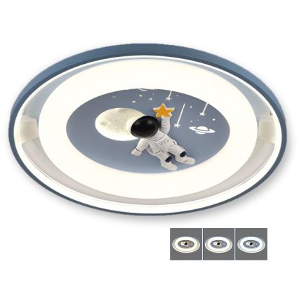 BRILAGI - LED-dimmbare Kinder-Deckenleuchte ASTRO LED/55W/230V 3000-6000K Ø 50 cm + Fernbedienung