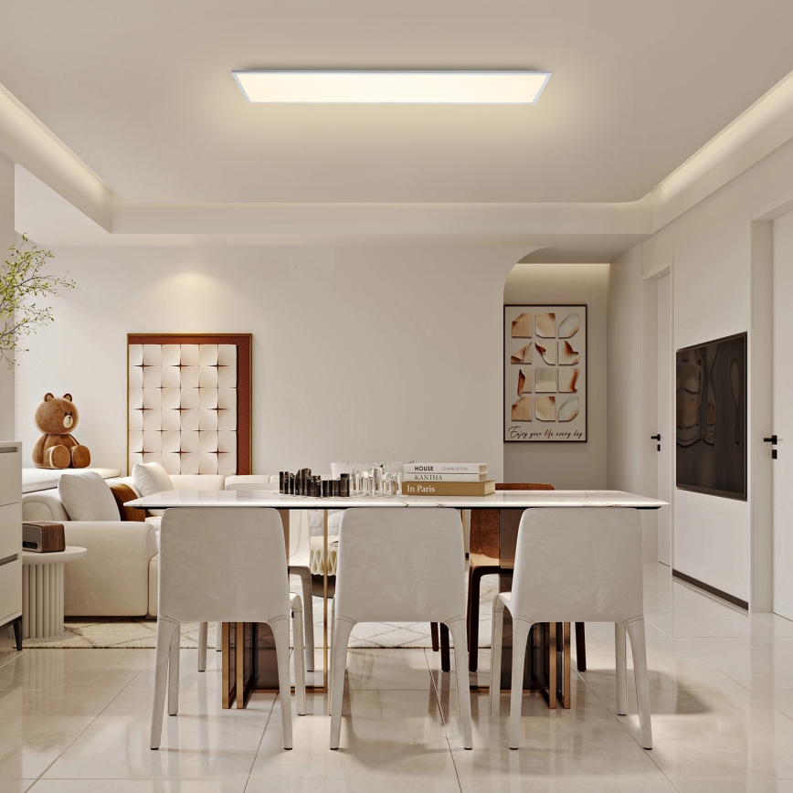 Brilagi - LED dimmbare Deckenleuchte SLIMFRAME LED/58W/230V 120x30 cm 3000-6000K weiß + Fernbedienung