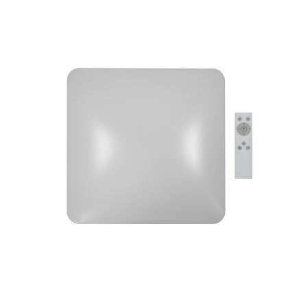 Brilagi - Dimmbare LED-Deckenleuchte VELVET SQUARE LED/24W/230V 3000/4000/6500K + Fernbedienung beige