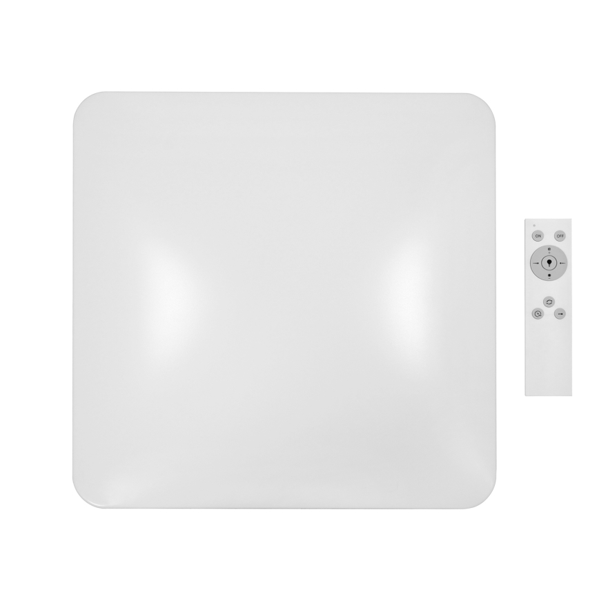 Brilagi - Dimmbare LED-Deckenleuchte VELVET SQUARE LED/24W/230V 3000/4000/6500K + Fernbedienung cremefarben