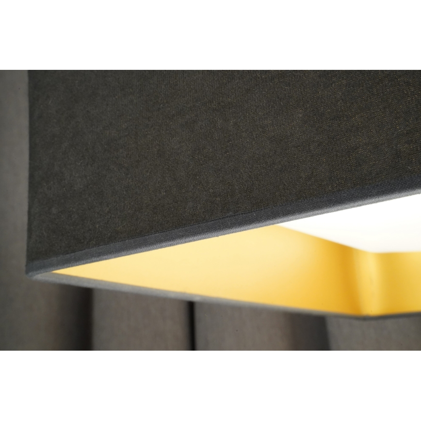 Brilagi - Dimmbare LED-Deckenleuchte VELVET SQUARE SMART LED/36W/230V 2700-6500K Wi-Fi Tuya + Fernbedienung grau