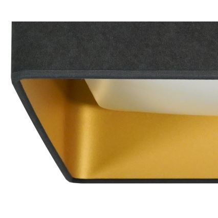 Brilagi - Dimmbare LED-Deckenleuchte VELVET SQUARE SMART LED/36W/230V 2700-6500K Wi-Fi Tuya + Fernbedienung grau
