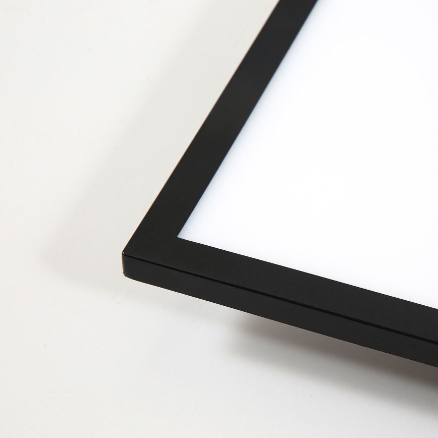 Brilagi - Dimmbare LED-Deckenleuchte SLIMFRAME LED/25W/230V 30x30 cm 3000-6000K schwarz + Fernbedienung