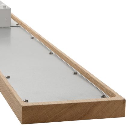 Brilagi - Dimmbares LED-RGBW-Panel WOODY FRAME LED/34W/230V 11,5x123 cm 2700-6500K Eiche + Fernbedienung