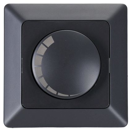 BRILAGI - Dimmer mit Rahmen 110W/230V schwarz