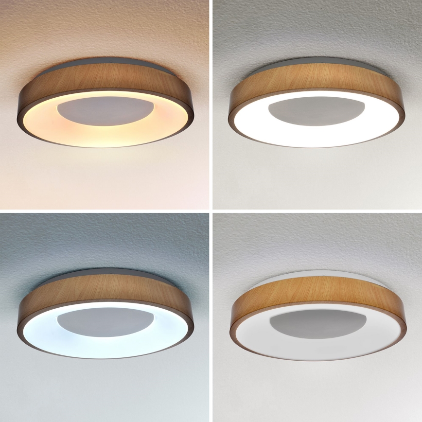 Brilagi - LED dimmbares Deckenleuchte DORIA LED/48W/230V 3000-6500K Ø 39 cm + Fernbedienung