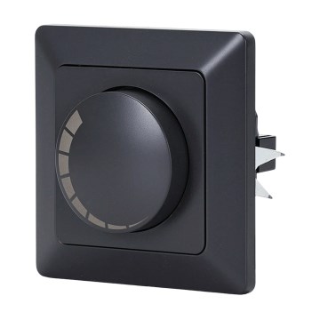 BRILAGI - Drehdimmer mit Rahmen 110W/230V schwarz