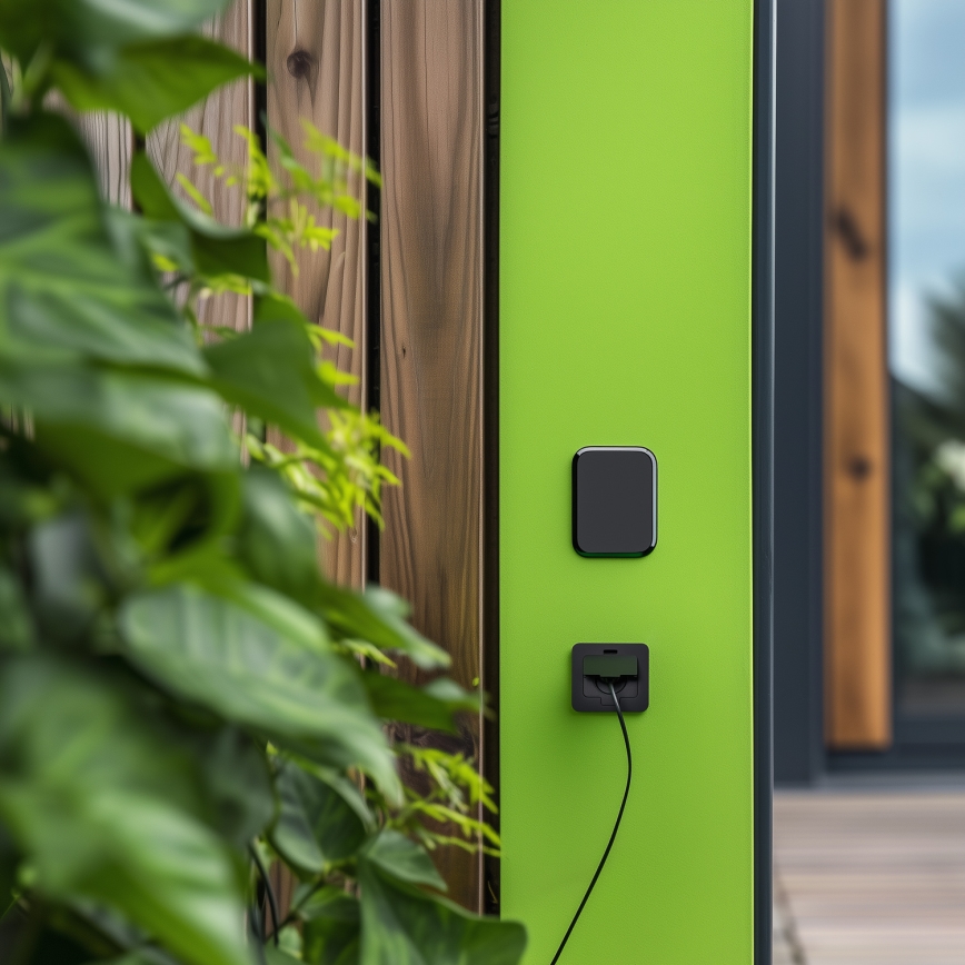 Brilagi - Einbau-Bodensteckdose für den Außenbereich IP55, schwarz, rechteckig