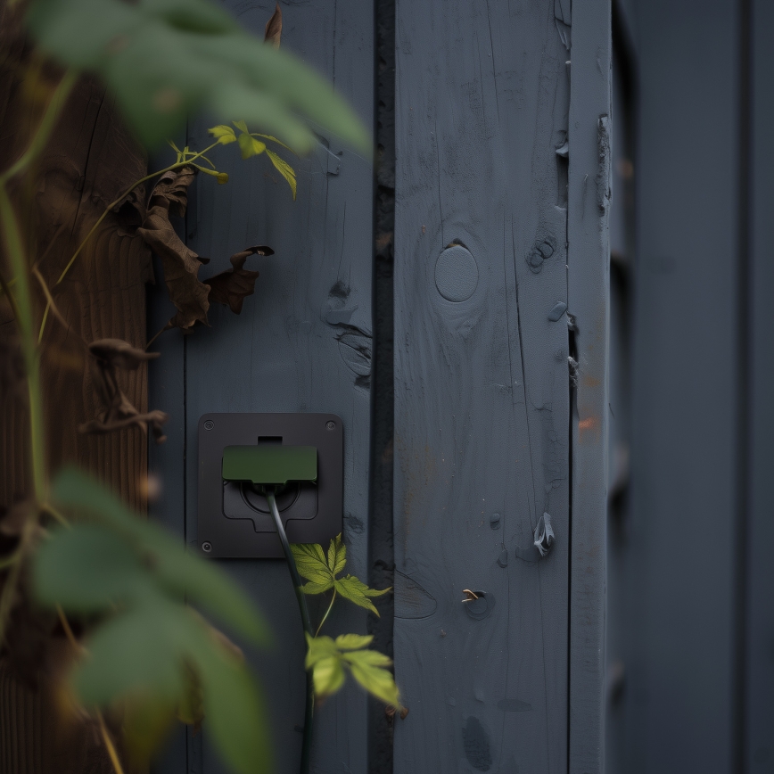 Brilagi - Einbau-Bodensteckdose für den Außenbereich IP55, schwarz, rechteckig