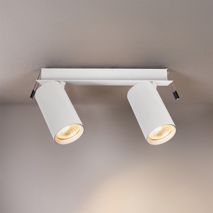 Brilagi - Einbauleuchte SELE 2xGU10/30W/230V weiß