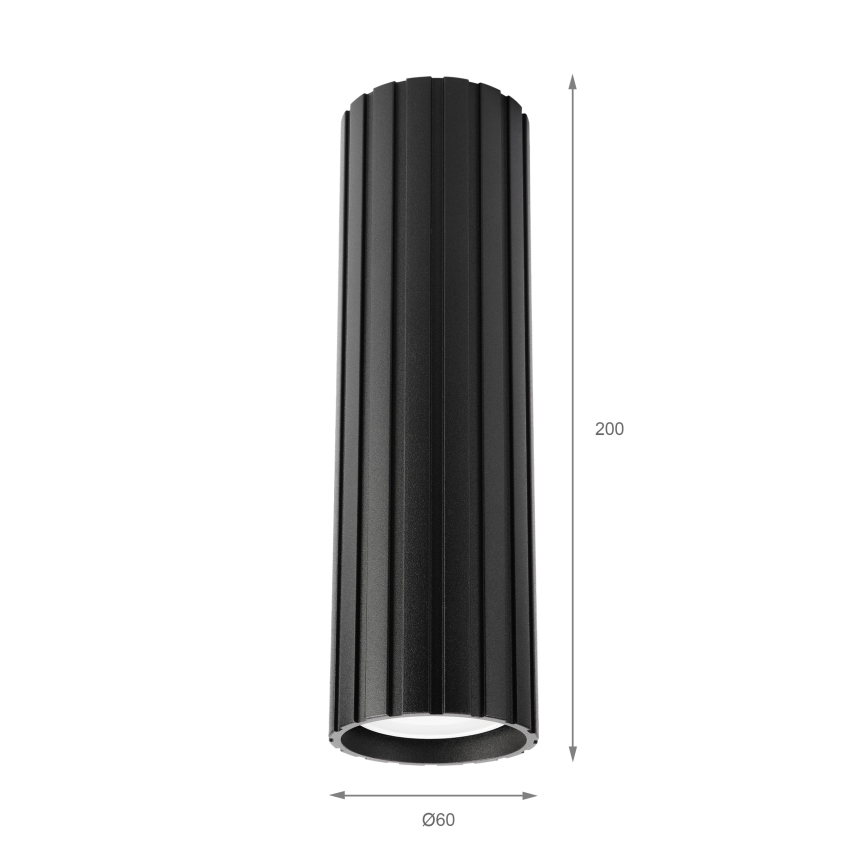 Brilagi - Einbauspot CRISPINA 1xGU10/10W/230V 20 cm schwarz