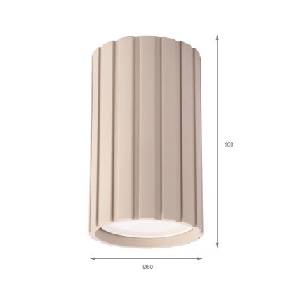 Brilagi - Einbaustrahler CRISPINA 1xGU10/10W/230V 10 cm beige