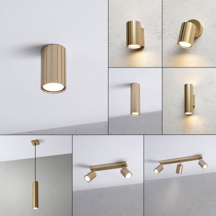 Brilagi - Einbaustrahler CRISPINA 1xGU10/10W/230V 10 cm goldfarben