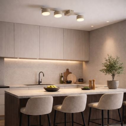 Brilagi - Einbaustrahler MONO 3xGX53/12W/230V, beige