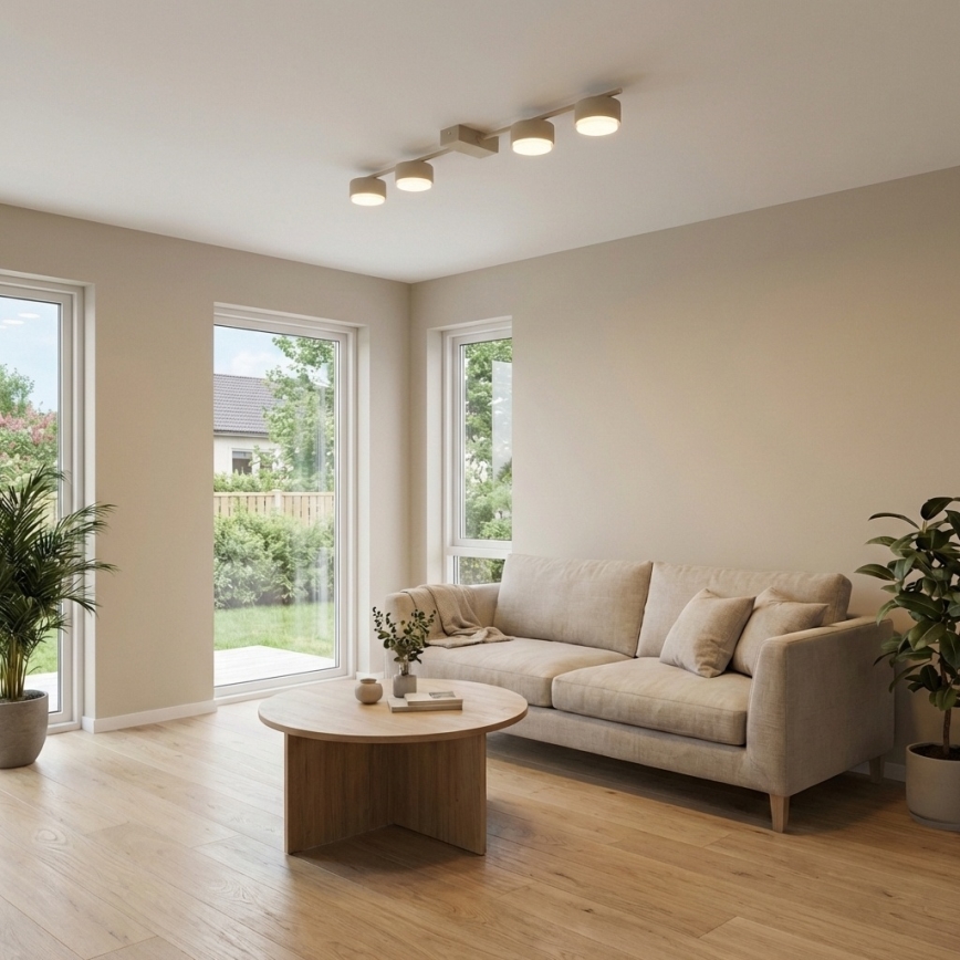 Brilagi - Einbaustrahler MONO 4xGX53/12W/230V beige
