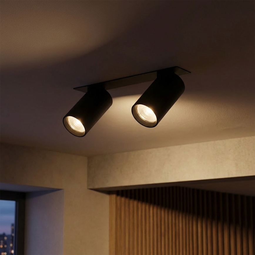 Brilagi - Einbaustrahler SELE, 2x GU10 (30 W), 230 V, schwarz