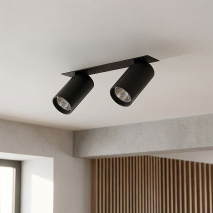 Brilagi - Einbaustrahler SELE, 2x GU10 (30 W), 230 V, schwarz