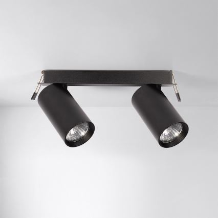 Brilagi - Einbaustrahler SELE, 2x GU10 (30 W), 230 V, schwarz