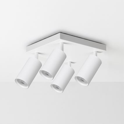 Brilagi - Einbaustrahler SELE SQUARE 4xGU10/30W/230V weiß