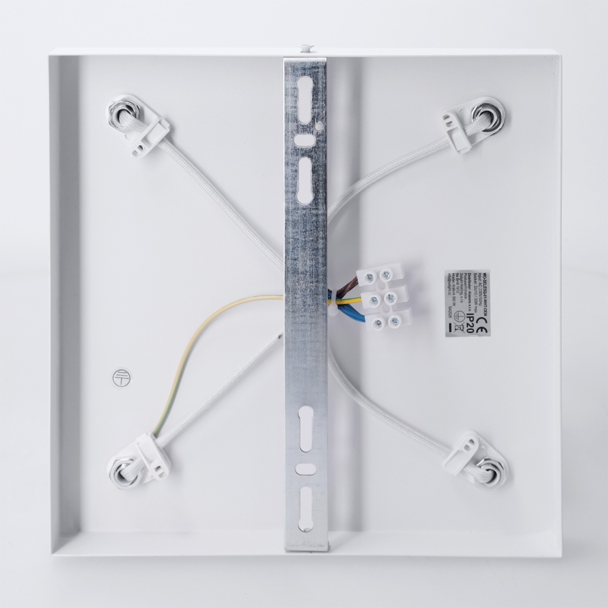 Brilagi - Einbaustrahler SELE SQUARE 4xGU10/30W/230V weiß