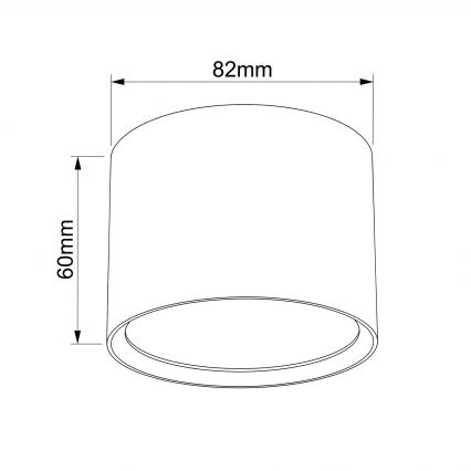 BRILAGI - Einbaustrahler SMOOTH 1xGX53/15W/230V 60x82 mm rosa
