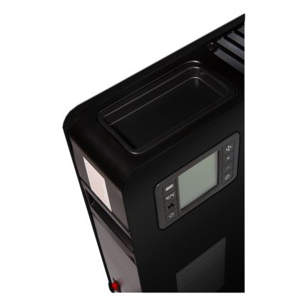 Brilagi - Elektrische Konvektorheizung 1000/1300/2300W LCD/timer/TURBO/Thermostat schwarz + FB
