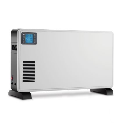 Brilagi – Elektrischer Heizkonvektor 1000/1300/2300W LCD/Timer/TURBO/Thermostat weiß + Fernbedienung