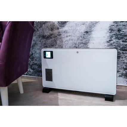 Brilagi – Elektrischer Heizkonvektor 1000/1300/2300W LCD/Timer/TURBO/Thermostat weiß + Fernbedienung