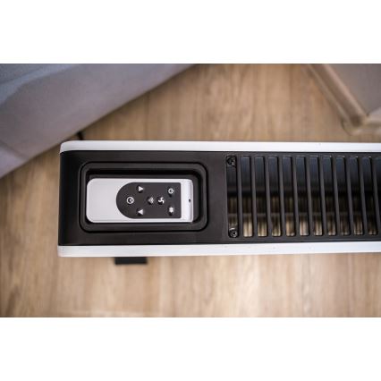 Brilagi – Elektrischer Heizkonvektor 1000/1300/2300W LCD/Timer/TURBO/Thermostat weiß + Fernbedienung