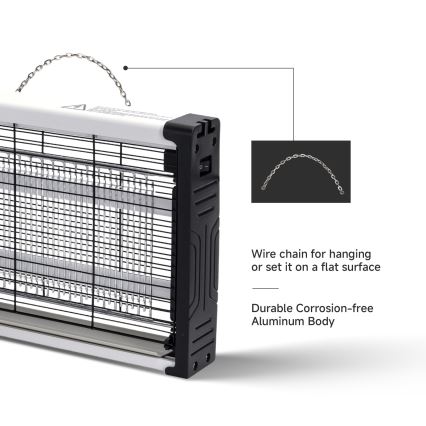 Brilagi - Elektrischer Insektenfänger 2xUV/15W/230V 80 m2