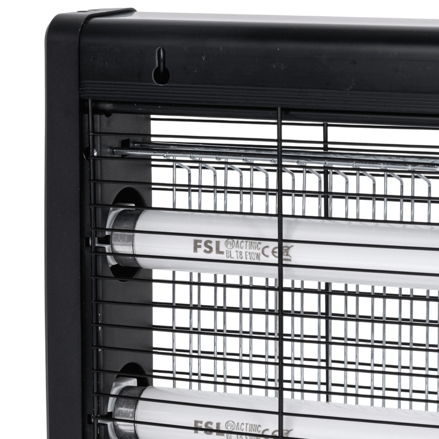 Brilagi - Elektrischer Insektenvernichter 2xUV/18W/230V für 100 m² schwarz