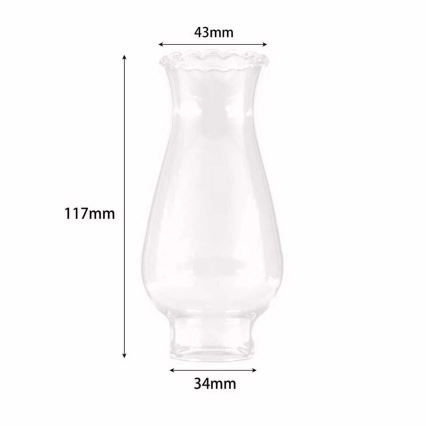 Brilagi - Ersatzglas für die Petroleumlampe MERLIN