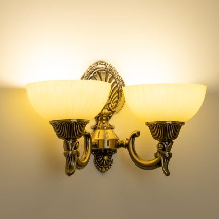 BRILAGI - Ersatzglas für die Wandleuchte CLASSIC E14 Ø 16 cm beige