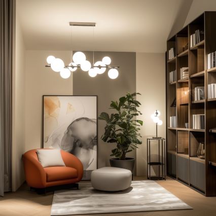 Brilagi - Ersatzglas für Hängeleuchte, Wandleuchten und Lampen MISTEL, MILLA d 12 cm weiß