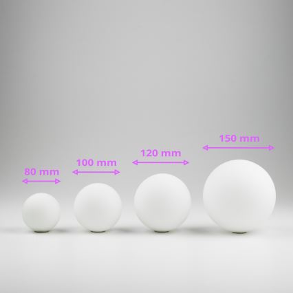 Brilagi - Ersatzglas für Hängeleuchte, Wandleuchten und Lampen MISTEL, MILLA d 15 cm weiß