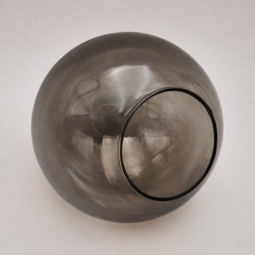 Brilagi - Ersatzglas für Kronleuchter und Lampe MALIVA E14, Ø 13 cm, rauchfarben