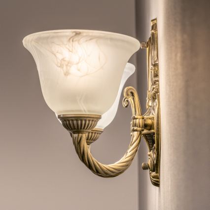 BRILAGI - Ersatzglas für Kronleuchter und Wandleuchte CLASSIC E14, Ø 11 cm, Weiß