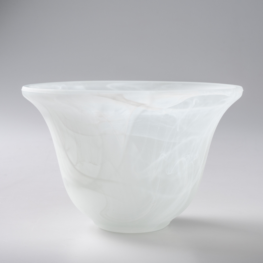 BRILAGI - Ersatzglas für Kronleuchter und Wandleuchte CLASSIC E14, Ø 11 cm, Weiß