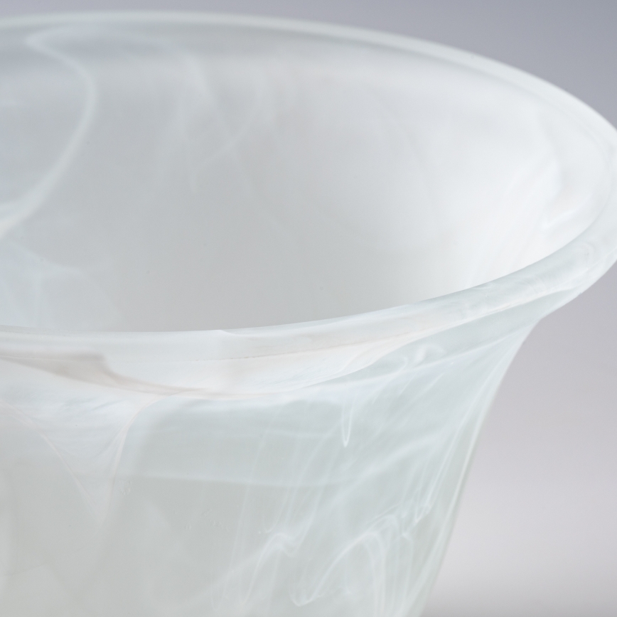 BRILAGI - Ersatzglas für Kronleuchter und Wandleuchte CLASSIC E14, Ø 11 cm, Weiß