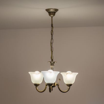 BRILAGI - Ersatzglas für Kronleuchter und Wandleuchte CLASSIC E14, Ø 11 cm, Weiß