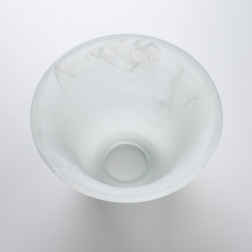 BRILAGI - Ersatzglas für Kronleuchter und Wandleuchte CLASSIC E14, Ø 11 cm, Weiß