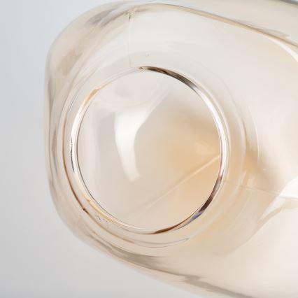 BRILAGI - Ersatzglas für Kronleuchter, Wand- und Deckenleuchte VULCANO E27 Ø 25 cm rauchiges Beige