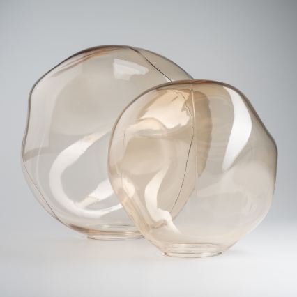 BRILAGI - Ersatzglas für Kronleuchter, Wand- und Deckenleuchte VULCANO E27 Ø 25 cm rauchiges Beige
