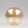 Brilagi - Ersatzglas für Kronleuchter, Wandleuchte und Lampe MISTEL, MILLA, Ø 12 cm, goldfarben