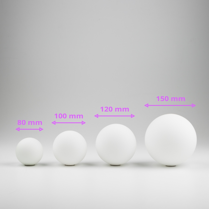 BRILAGI - Ersatzglas für Kronleuchter, Wandleuchte und Lampe MISTEL, MILLA Ø 15 cm weiß