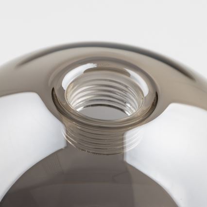 BRILAGI - Ersatzglas für Kronleuchter, Wandleuchte und Lampe MISTEL, MILLA, Ø 15 cm, rauchgrau
