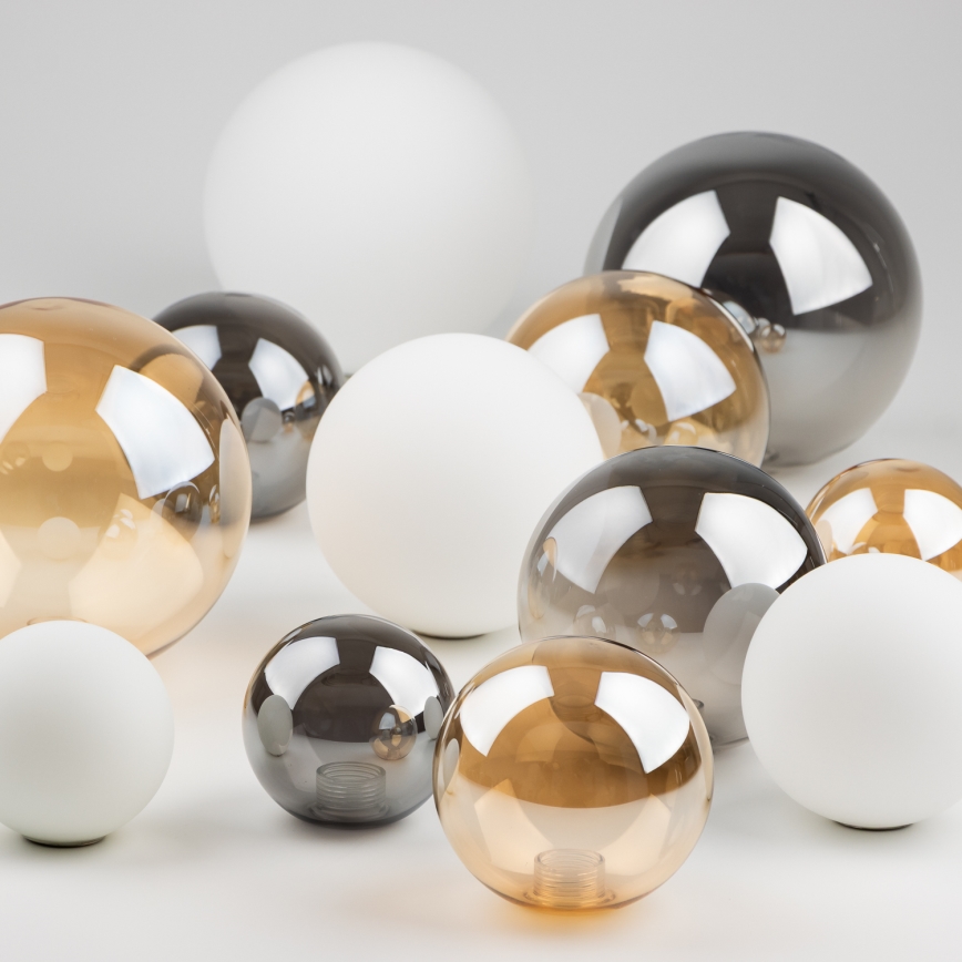 Brilagi - Ersatzglas für Kronleuchter, Wandleuchte und Lampe MISTEL, MILLA, Ø 12 cm, goldfarben