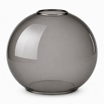 Brilagi - Ersatzglas für Leuchte DIOR mit E27-Fassung, Ø 15 cm, rauchgrau