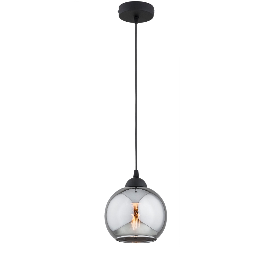 Brilagi - Ersatzglas für Leuchte DIOR mit E27-Fassung, Ø 15 cm, rauchgrau