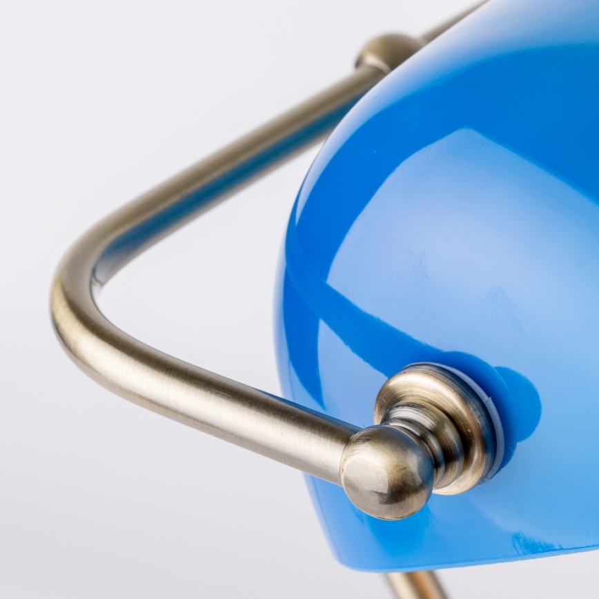 Brilagi - Ersatzlampenschirm für Tischleuchte BANK OFFICE blau